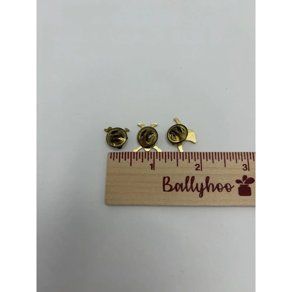 Lot 3 Boy Scouts Activity Pins Metal‎ BSA Running, Dancing, Workout, Fitness Etc